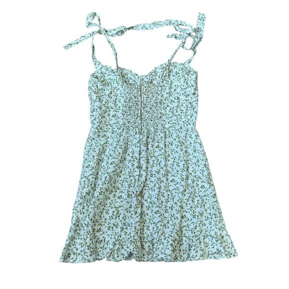 Reformation Desiree Linen Dress Ivy - Picture 3 of 11